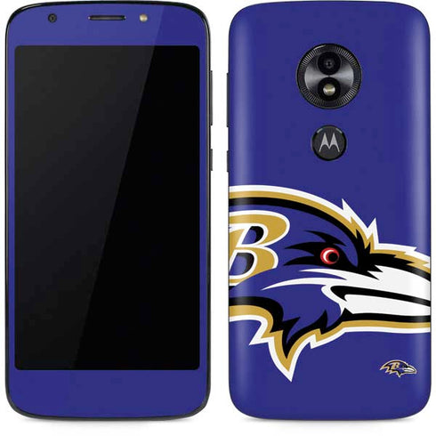 NFL Baltimore Ravens Large Logo Moto E5 Play Skin